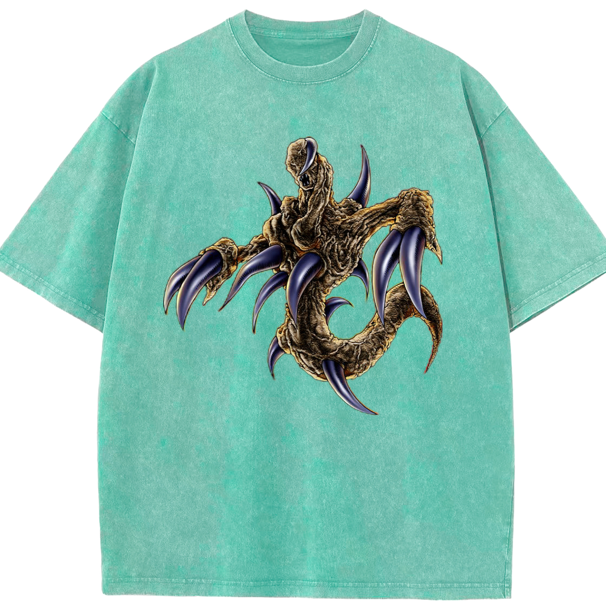 （画像用） 遊☆戯☆王 Yu-Gi-Oh! 綿100% ヴィンテージ風 半袖Tシャツ（フロントプリント）